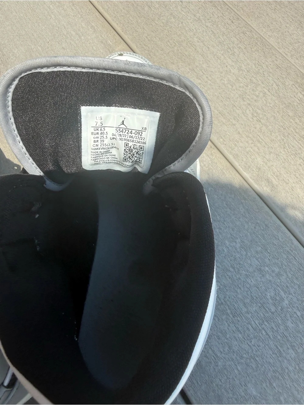 Jordan high top